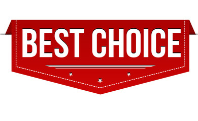 Sticker - Best choice banner design