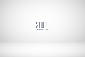 Canvas Print - white studio empty room background