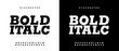 Typography bold italic font set. Modern Bold Font 3D Alphabet. Typography fonts, italic uppercase and number. vector illustration