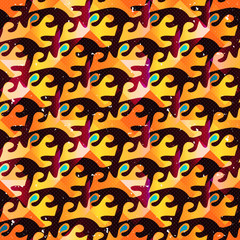  Graffiti abstract seamless pattern grunge effect illustration