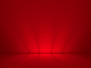 Abstract red background for web design templates, valentine, helloween, christmas, product studio room and business report with smooth gradient color.