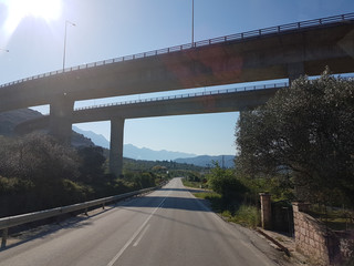 tunnel in egnatia street in highway between Ioaannina perfecture and Igoumenitsa Greece