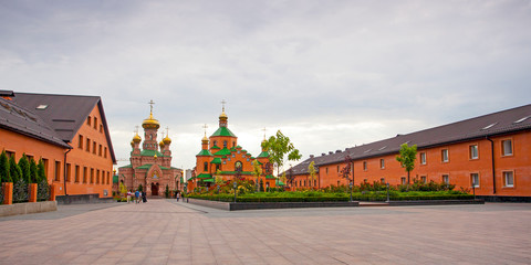 Kiev, Ukraine. Goloseevo monastery church