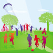 © scusi - spielende Kinder im Park