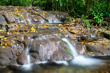 Canvas Print - Motiepa Waterfall at Palenque in Mexico