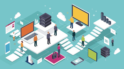 Wall Mural - internet