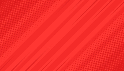 Comics rays background with halftones. Vector illustrations in retro style