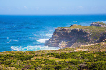 Wall Mural - The powerful ocean surf in Atlantic