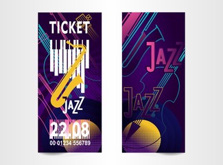 Wall Mural - music festival ticket