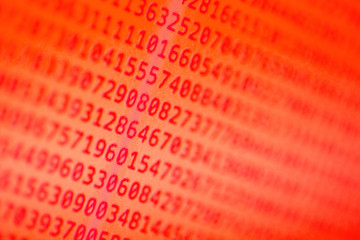 Wall Mural - program computer code.