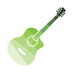 Poster - Acoustic guitar icon