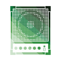 Poster - Audio monitor icon