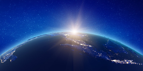 Wall Mural - south-east asia sunrise