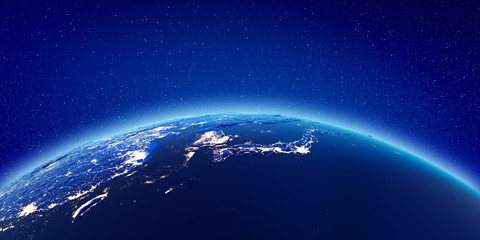 Japan city lights
