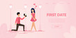 © Mykola - Knee Boyfriend with Ring Make Proposal Girlfriend