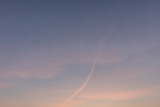 Fototapeta Na ścianę - Beautiful sky in blue and purple color during sunset.