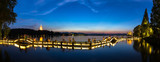 Fototapeta Londyn - night view of the west lake of Hangzhou