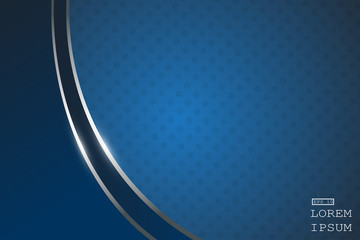 Wall Mural - elegant luxury Vector Abstract, science, futuristic, technology concept with Digital image of gradient stripes lines with blue light,dark blue color background.