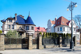 Fototapeta Uliczki - beautiful new residential mansion