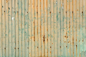 Wall Mural - Old zinc wall surface Fence