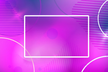 Leinwandbilder - Colorful abstract background with empty frame. Template for a text. Fluid shape, dynamic
