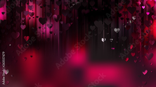 Pink And Black Heart Wallpaper Background Buy This Stock
