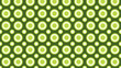 Green Geometric Circle Pattern Vector Image