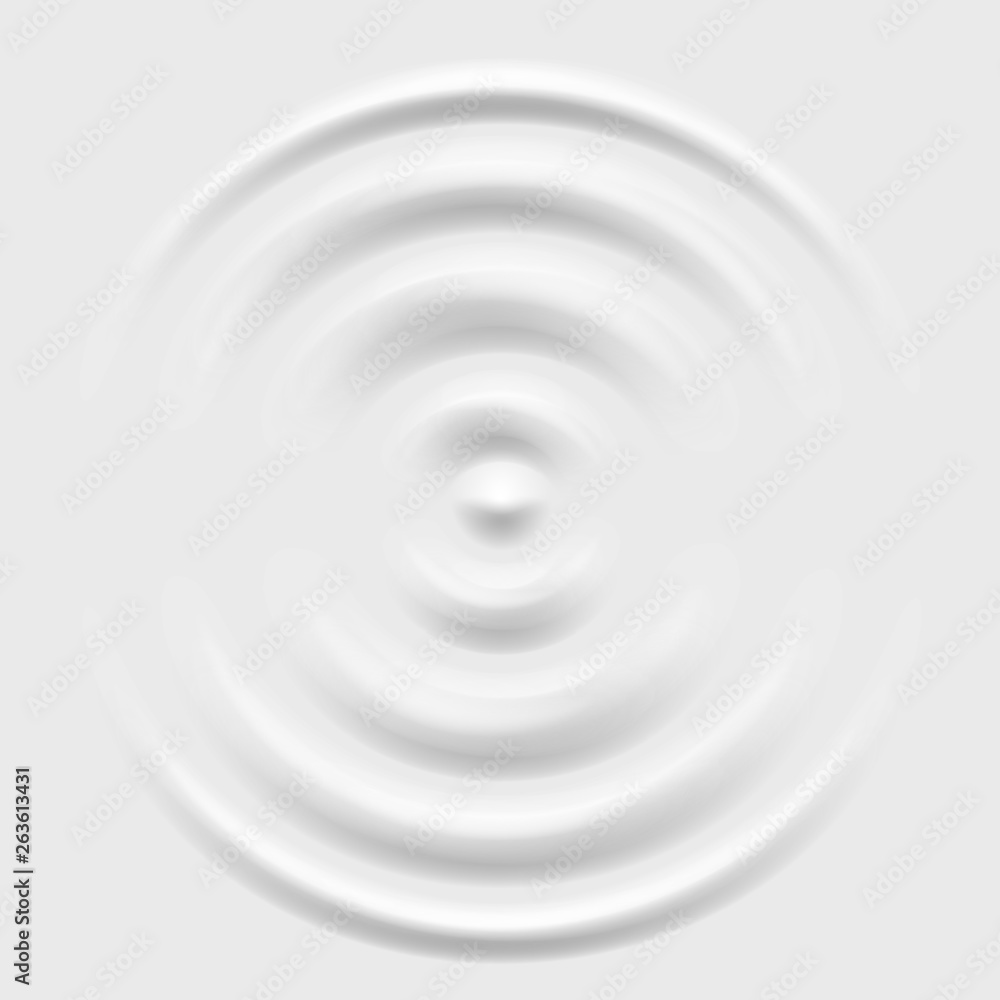 Splash ripple waves water surface decoration grey background vector ...