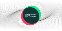 Dynamic particle abstract background, modern technology and science elements, stylish abstract background illustration