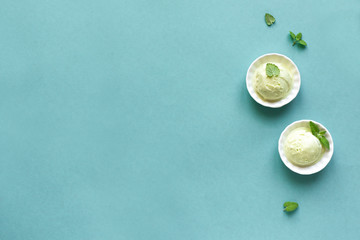 Wall Mural - Green Ice Cream