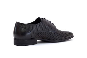 Canvas Print - Black leather shoe