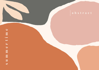 Poster - abstract collage art design