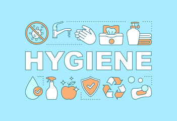 Wall Mural - Hygiene word concepts banner