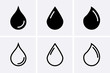 Water drop Icons