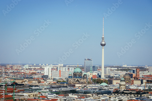 Cuadros en Lienzo Berlin skyline with cathedral and TV tower, Germany