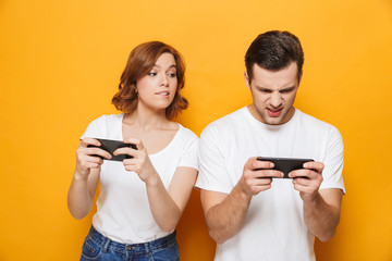 Portrait of a cheerful young couple standing