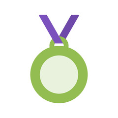 Poster - Medal vector flat icons, award vector illustration