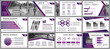 © alexdndz - Business presentation slides templates from infographic elements. Can be used for presentation template, flyer and leaflet, brochure, corporate report, marketing, advertising, annual report, banner.