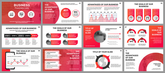 Aufkleber - Business presentation slides templates from infographic elements. Can be used for presentation template, flyer and leaflet, brochure, corporate report, marketing, advertising, annual report, banner.