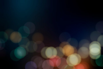 Wall Mural - festive blurred lights