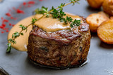 Fototapeta  - grilled steak filet Mignon