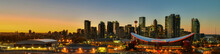 Panorama View Downtown Calgary Skyline,Alberta,Canada