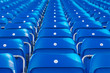 © Big Smoke Studio/Stocksy - Bleachers in the stadium from the front