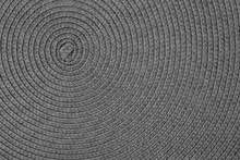 Woven Black And Grey Wicker Straw Background Or Texture