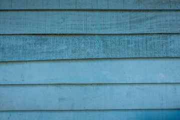 Wall Mural - Background textures or old wooden wallpapers laid the horizontal, light blue painted in retro style.