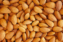 Almonds. Almond Kernels For Background Or Texture    