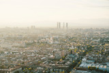 Fototapeta  - Cityscape skyline view of Madrid