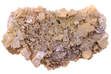 Wall Mural - calcite mineral isolated