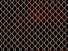 Wire Mesh Of Cage Design Background