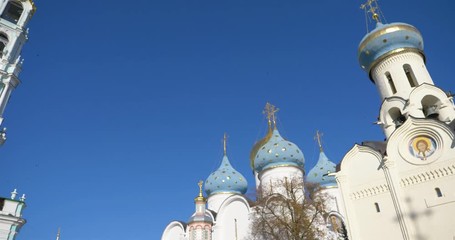 Wall Mural - Architectural Ensemble of the Trinity Sergius Lavra in Sergiev Posad in Moscow Russia. Russian monastery and the spiritual centre of the Russian Orthodox Church.